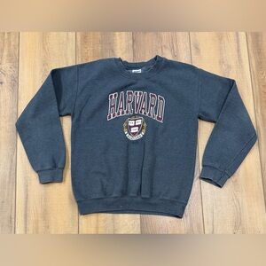 Gildan Charcoal Harvard Sweatshirt Unisex Size Small